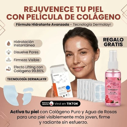 Parches Lifting de Colágeno & Agua de Rosas